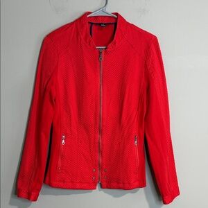 Tribal Women's Red cotton blend Jacket